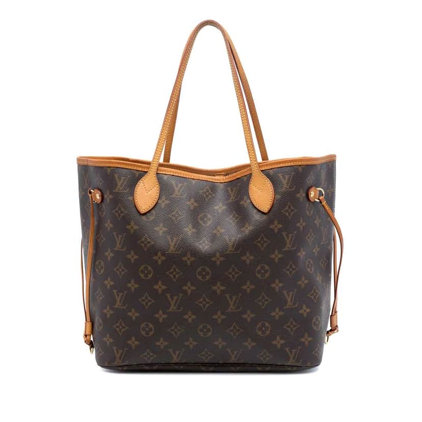 Louis Vuitton Monogram Neverfull MM Brown Very good condition - Front View
