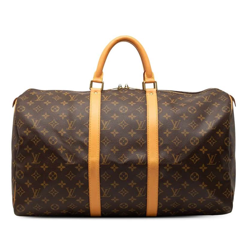Louis Vuitton Monogram Keepall 50 Brown Very good condition - Front View