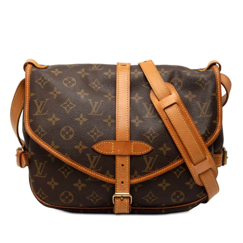 Louis Vuitton Monogram Saumur 30 Brown Very good condition - Front View