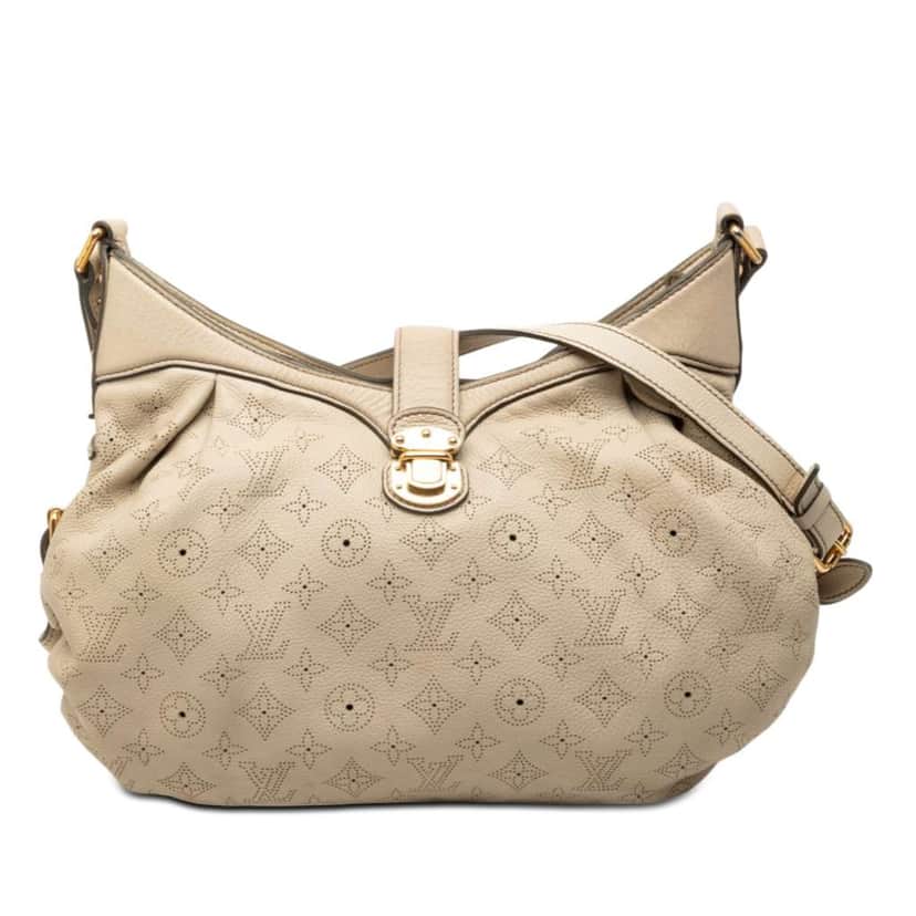 Louis Vuitton Monogram Mahina XS Beige Leather Very good condition - Front View