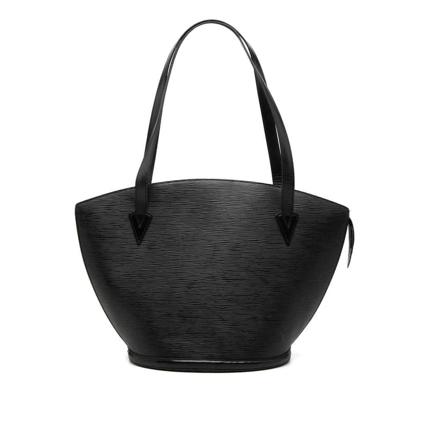 Louis Vuitton Epi Saint Jacques GM Long Strap Black Leather Good condition - Front View