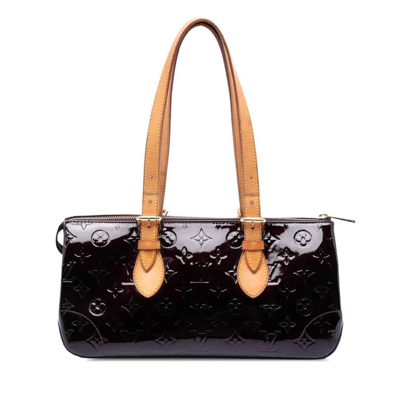 Louis Vuitton Monogram Vernis Rosewood Avenue Purple Leather Very good condition - Front View