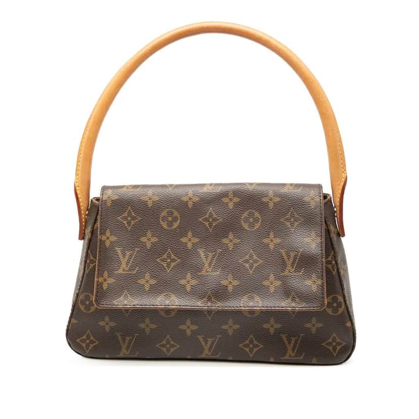 Louis Vuitton Monogram Mini Looping Brown Very good condition - Front View