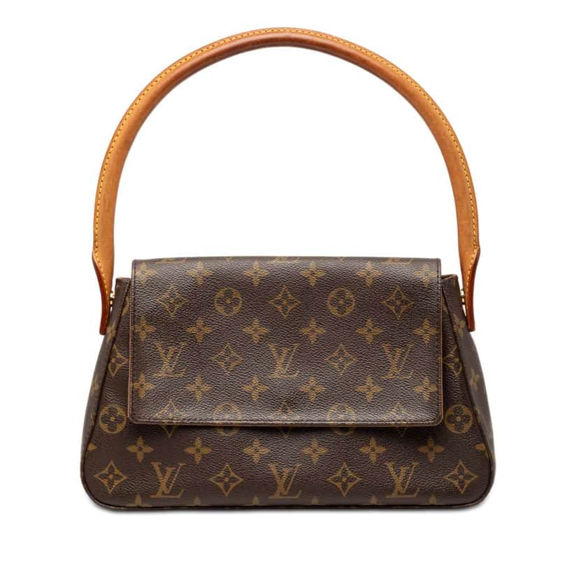 Louis Vuitton Monogram Mini Looping Brown Very good condition - Front View