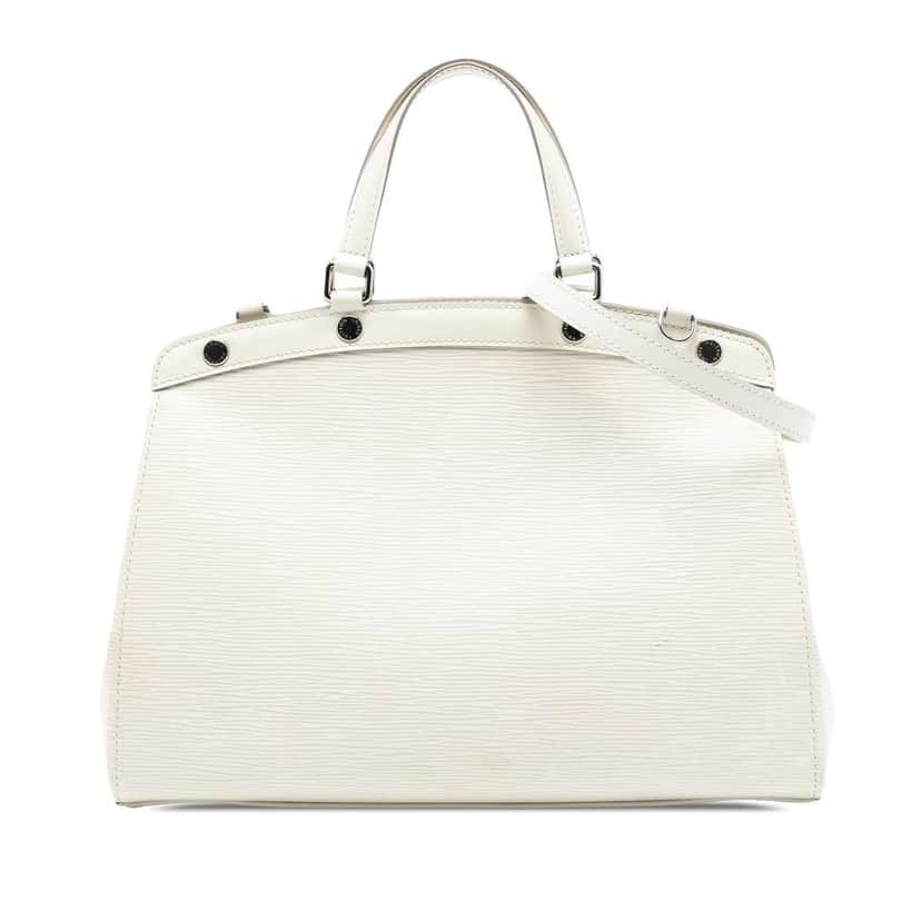 Louis Vuitton Epi Brea MM White Leather Very good condition - Front View