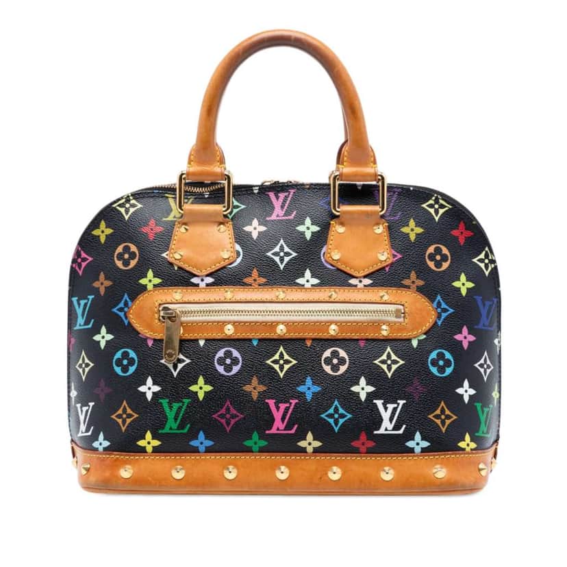 Louis Vuitton Monogram Multicolore Alma PM Black Very good condition - Front View