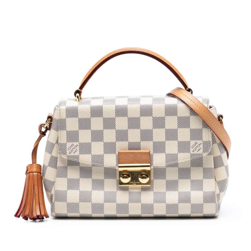 Louis Vuitton Damier Azur Croisette White Very good condition - Front View