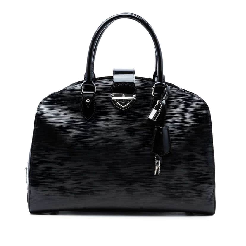 Louis Vuitton Electric Epi Pont Neuf GM Black Leather Very good condition - Front View