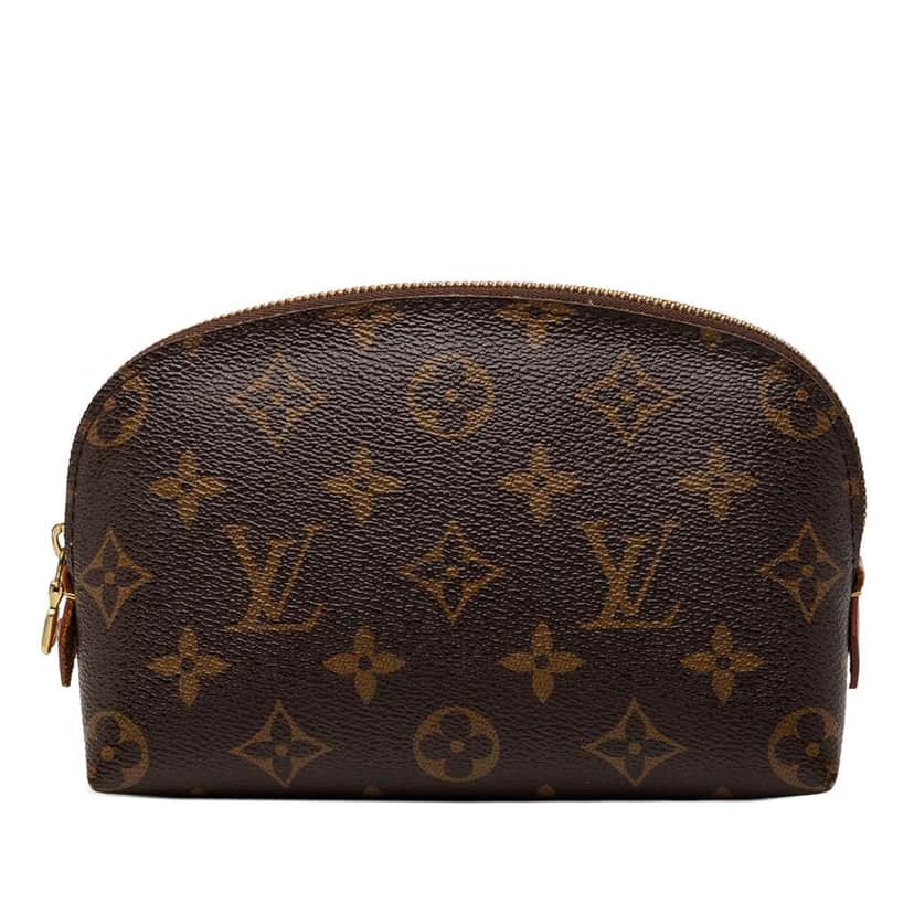 Louis Vuitton Monogram Cosmetic Pouch PM Brown Very good condition - Front View