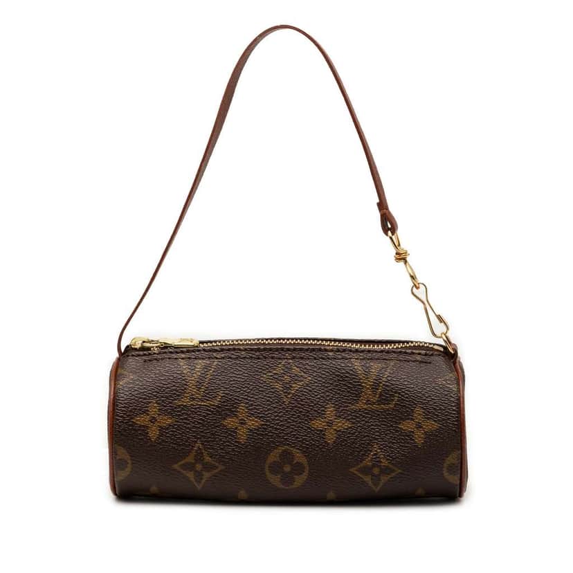 Louis Vuitton Monogram Papillon Pochette Brown Very good condition - Front View