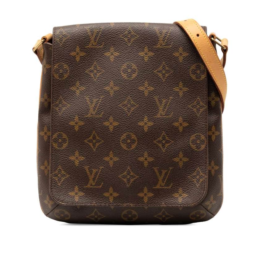 Louis Vuitton Monogram Musette Salsa PM Short Strap Brown Very good condition - Front View