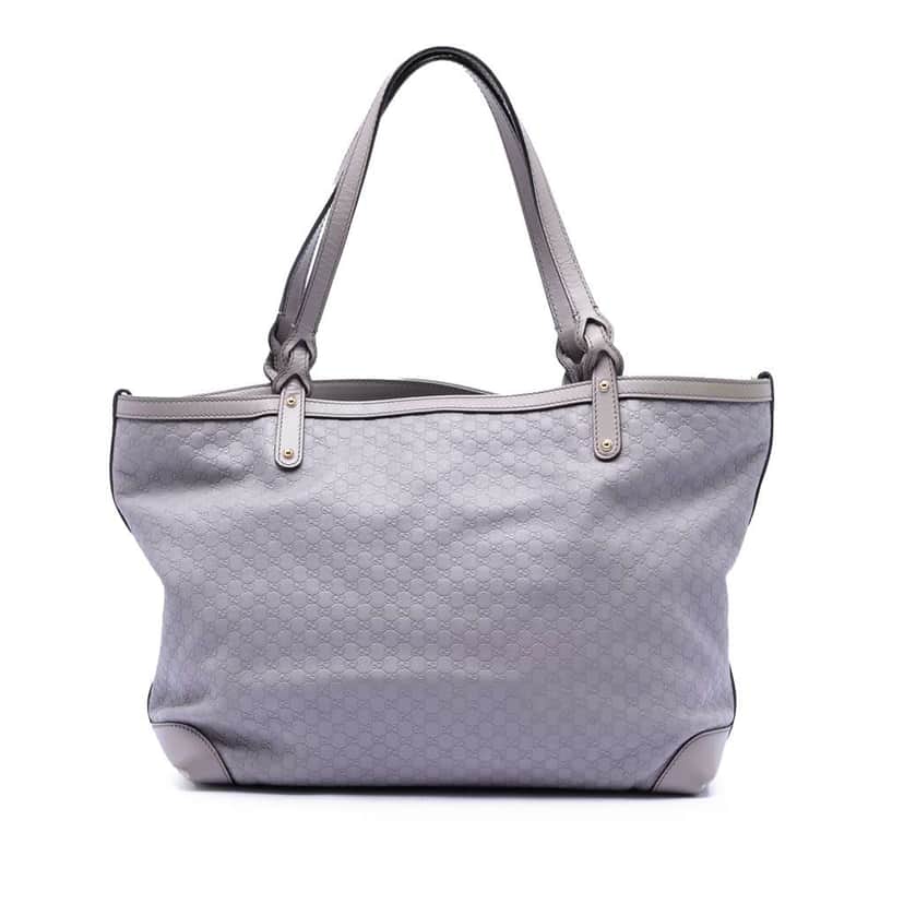 Gucci Medium Microguccissima Craft Tote Purple Leather Very good condition - Front View