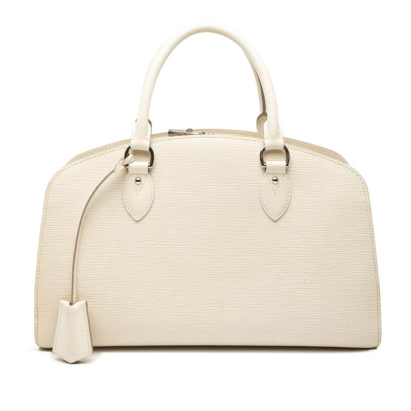 Louis Vuitton Epi Pont Neuf PM White Leather Very good condition - Front View