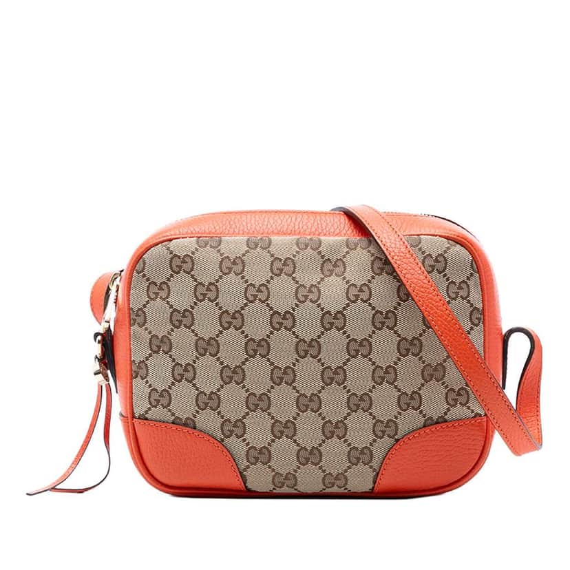 Gucci GG Canvas Bree Crossbody Beige Canvas Very good condition - Front View
