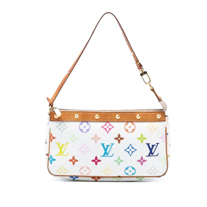 Louis Vuitton Monogram Multicolore Pochette Accessoires White Very good condition - Front View