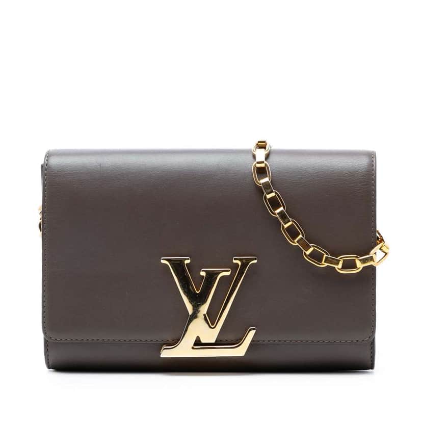 Louis Vuitton Louise Chain GM Brown Leather Very good condition - Front View