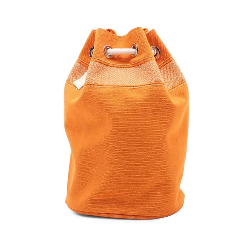 Hermès Toile Sac Marin Recif MM Orange Canvas Very good condition - Front View
