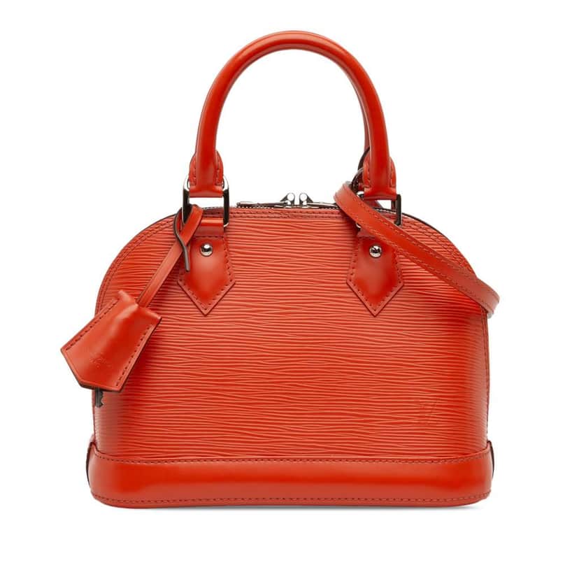 Louis Vuitton Epi Alma BB Orange Leather Very good condition - Front View