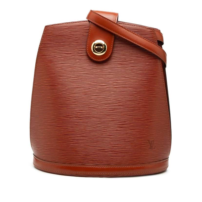 Louis Vuitton Epi Cluny Brown Leather Very good condition - Front View