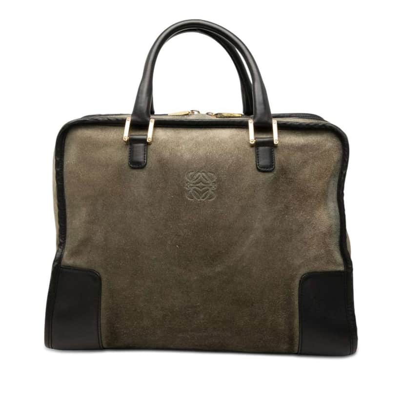 Loewe Suede Amazona 32 Green Leather Good condition - Front View