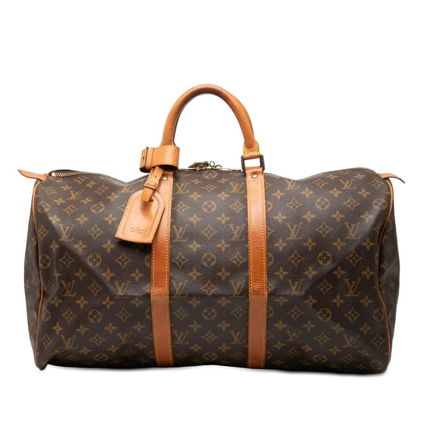 Louis Vuitton Monogram Keepall 50 Brown Very good condition - Front View