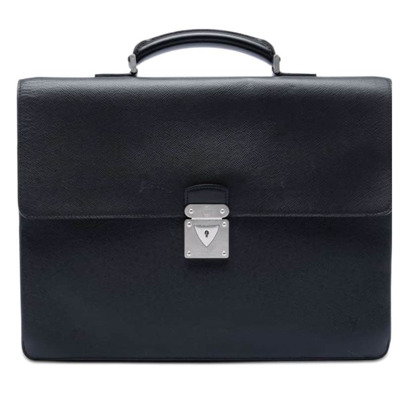 Louis Vuitton Taiga Laguito Black Leather Very good condition - Front View