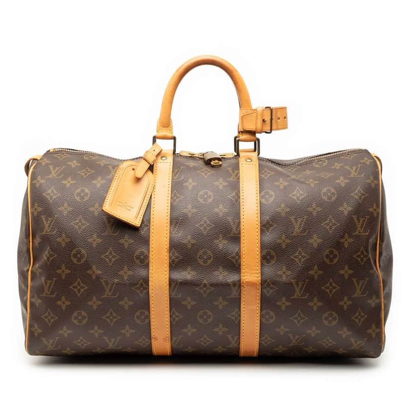 Louis Vuitton Monogram Keepall 45 Brown Very good condition - Front View