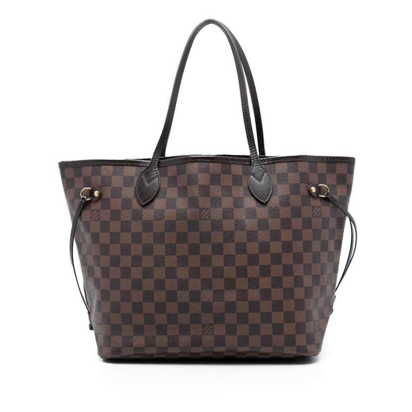 Louis Vuitton Damier Ebene Neverfull MM Brown Very good condition - Front View