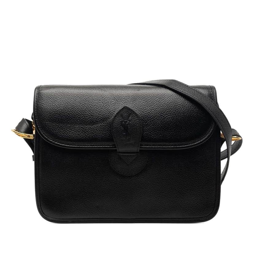 Saint Laurent Leather Crossbody Black Leather Very good condition - Front View