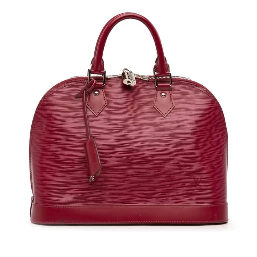 Louis Vuitton Epi Alma PM Red Leather Very good condition - Front View