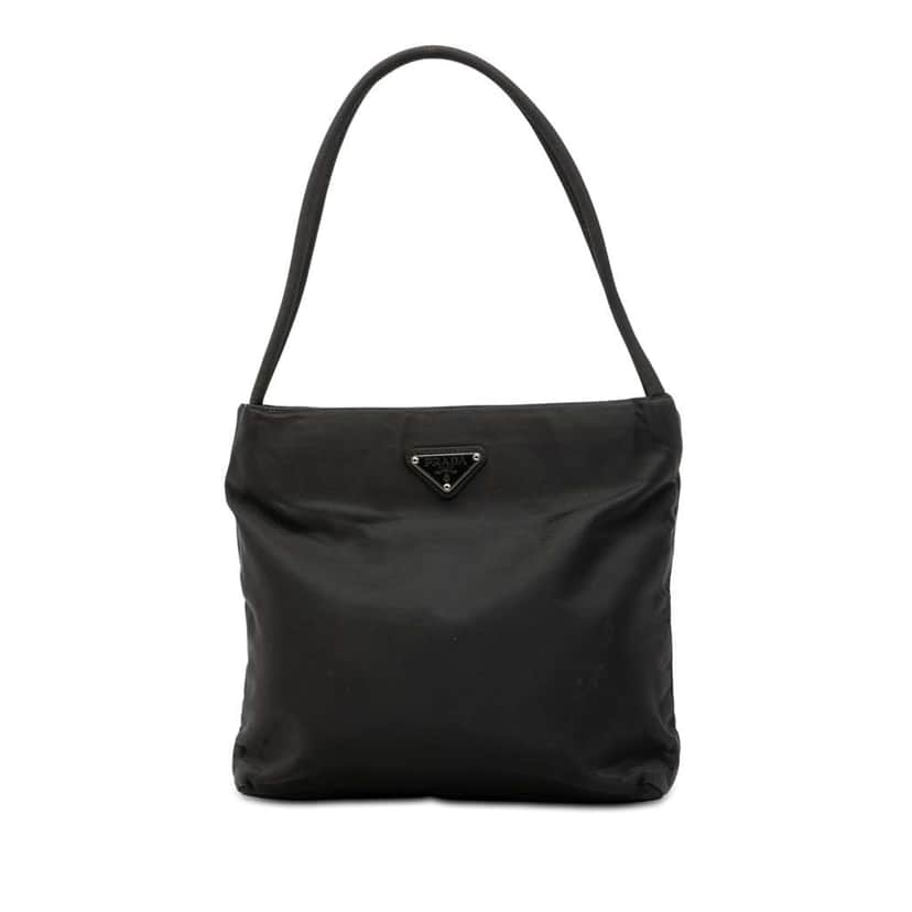 Prada Tessuto Shoulder Bag Black Very good condition - Front View