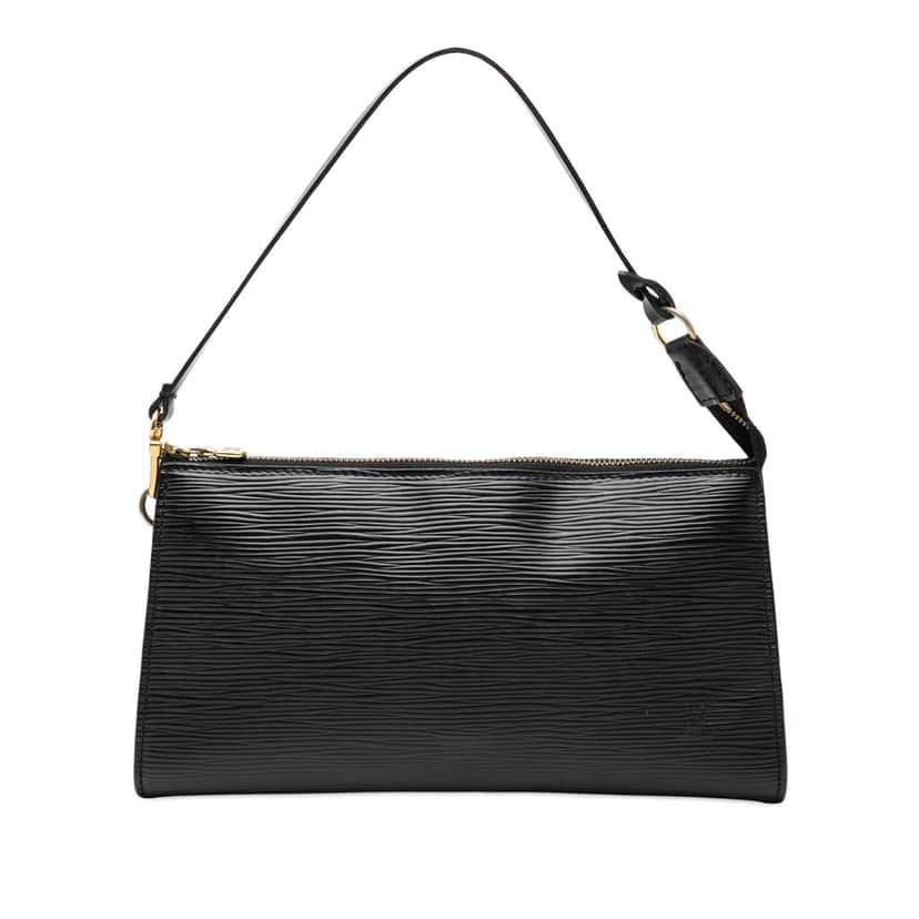 Louis Vuitton Epi Pochette Accessoires Black Leather Very good condition - Front View