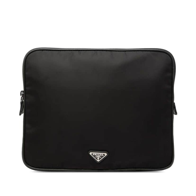 Prada Tessuto Laptop Case Black Very good condition - Front View