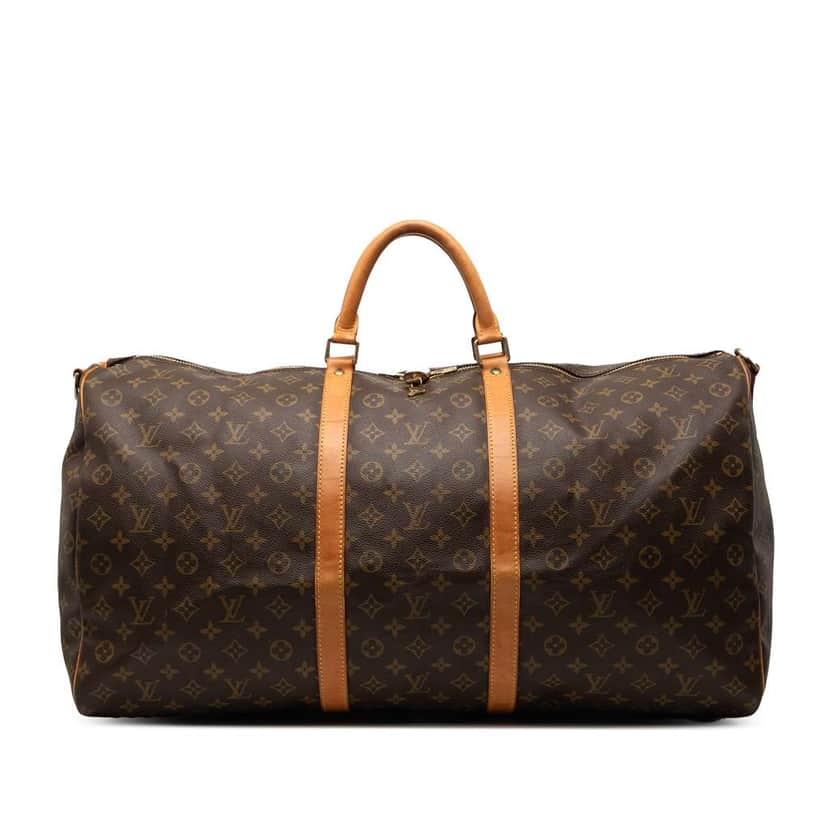Louis Vuitton Monogram Keepall Bandouliere 60 Brown Very good condition - Front View