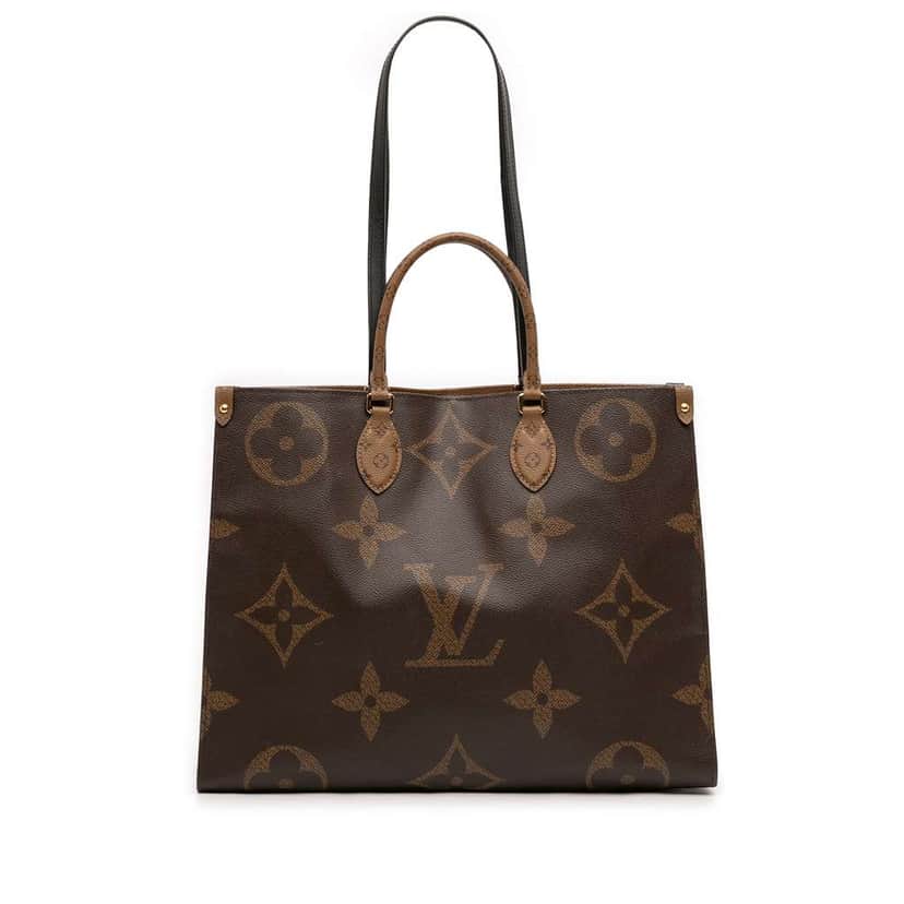Louis Vuitton Monogram Reverse Giant OnTheGo GM Brown Very good condition - Front View