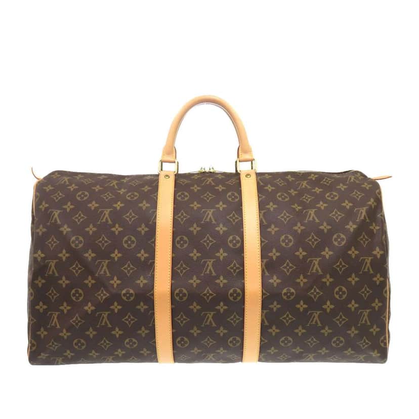 Louis Vuitton Monogram Keepall 55 Brown Very good condition - Front View