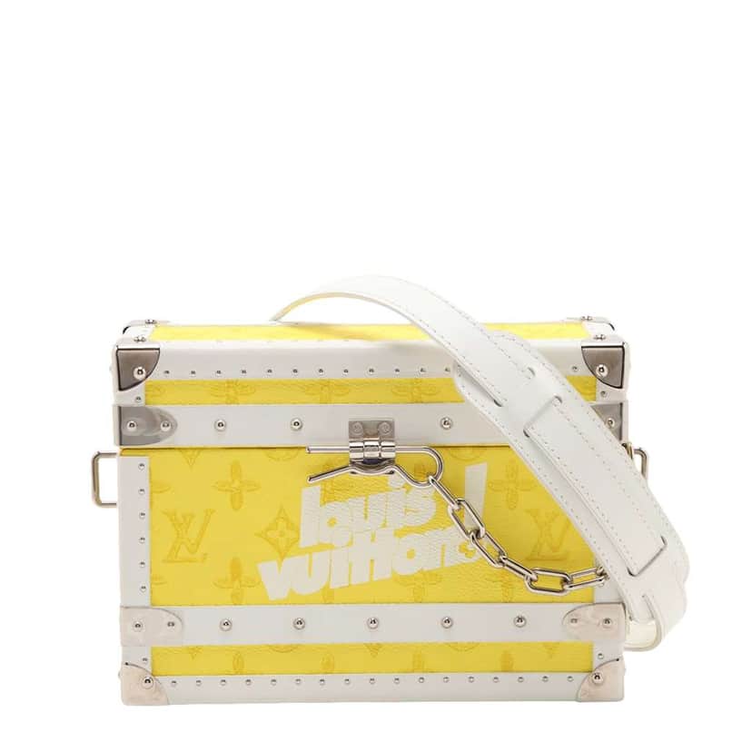 Louis Vuitton Everyday LV Monogram Clutch Box Yellow Very good condition - Front View