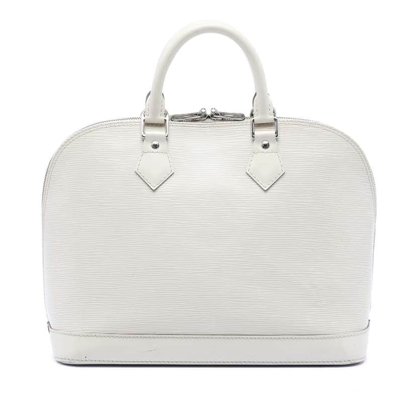 Louis Vuitton Epi Alma PM White Leather Very good condition - Front View