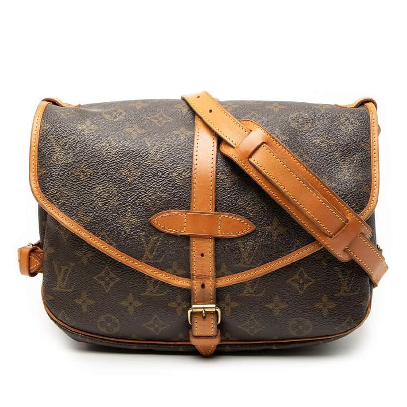 Louis Vuitton Monogram Saumur 30 Brown Very good condition - Front View