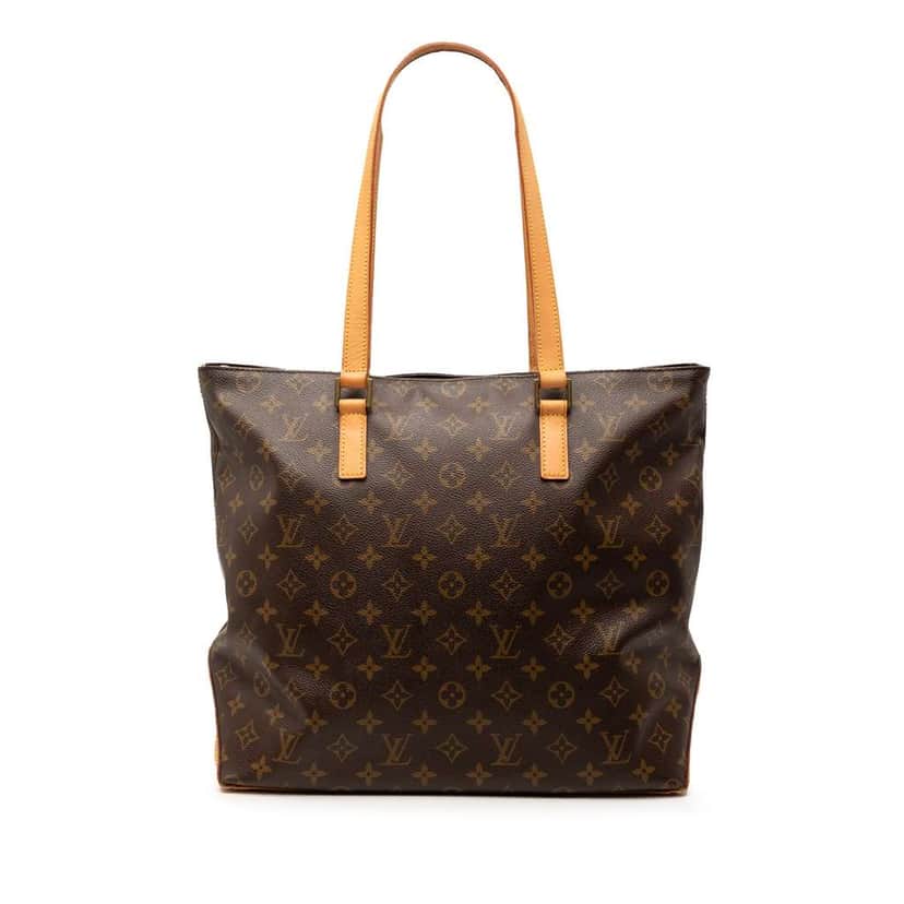 Louis Vuitton Monogram Cabas Mezzo Brown Very good condition - Front View