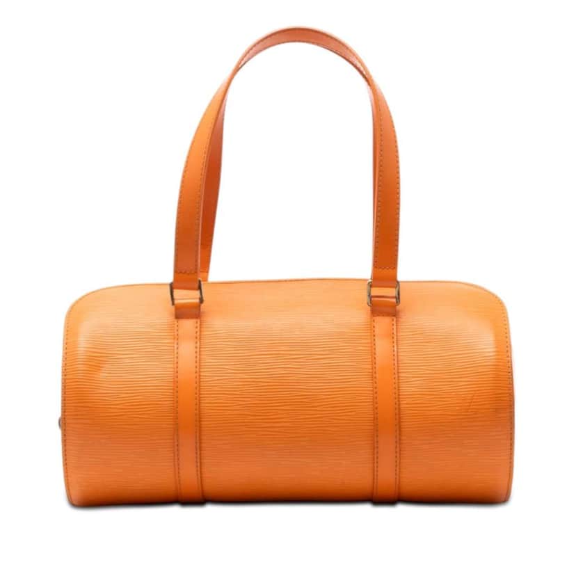 Louis Vuitton Epi Soufflot Orange Leather Very good condition - Front View
