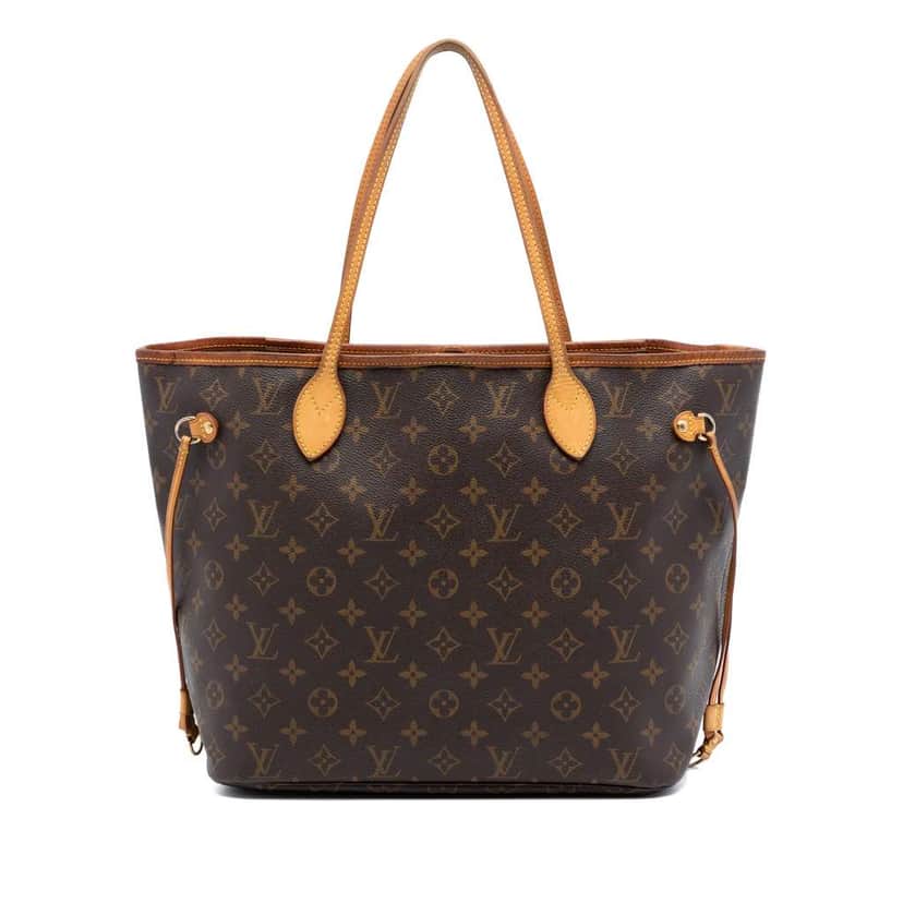 Louis Vuitton Monogram Neverfull MM Brown Very good condition - Front View