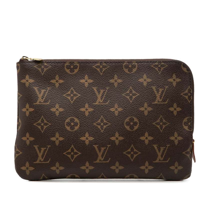 Louis Vuitton Monogram Etui Voyageur PM Brown Very good condition - Front View