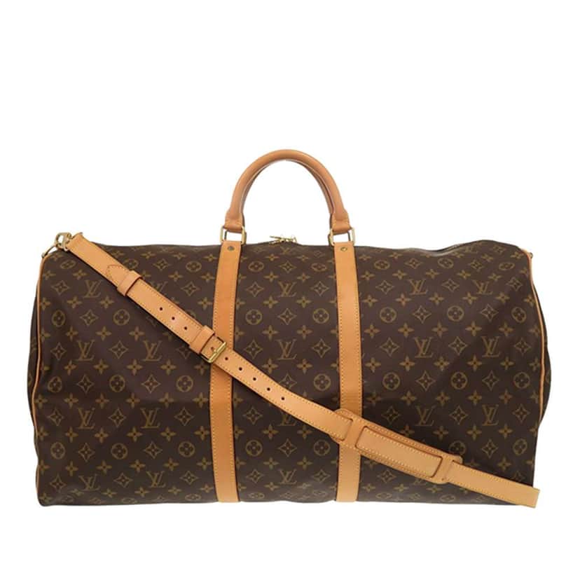 Louis Vuitton Monogram Keepall Bandouliere 60 Brown Very good condition - Front View