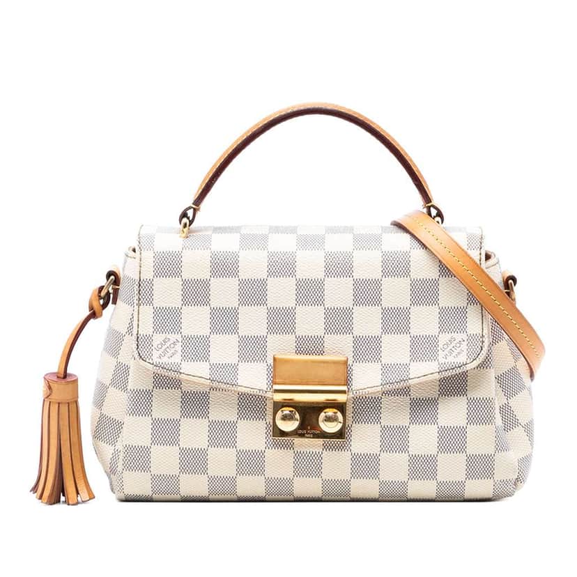 Louis Vuitton Damier Azur Croisette White Very good condition - Front View