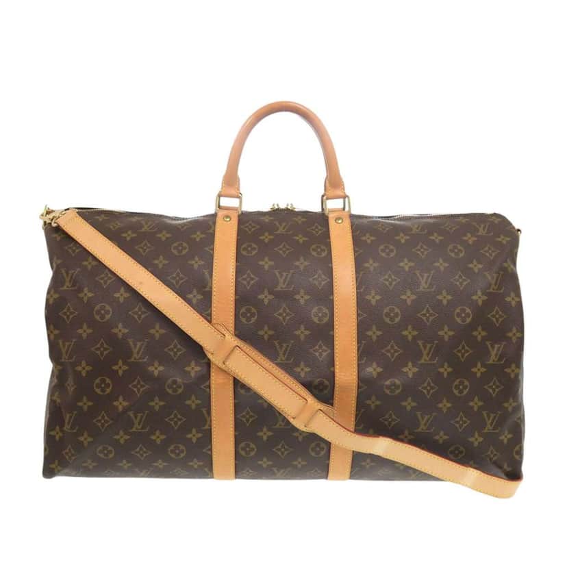 Louis Vuitton Monogram Keepall Bandouliere 55 Brown Very good condition - Front View
