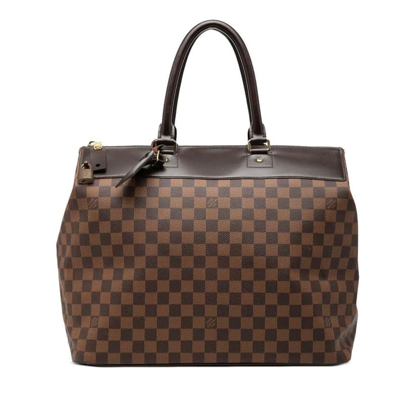 Louis Vuitton Damier Ebene Greenwich PM Brown Good condition - Front View