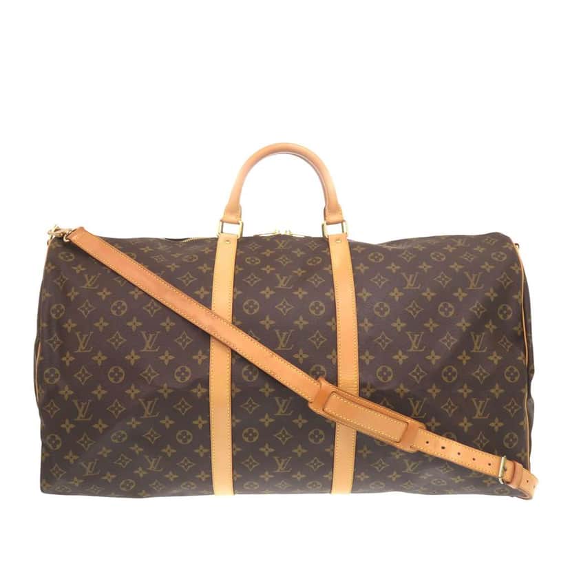 Louis Vuitton Monogram Keepall Bandouliere 60 Brown Very good condition - Front View