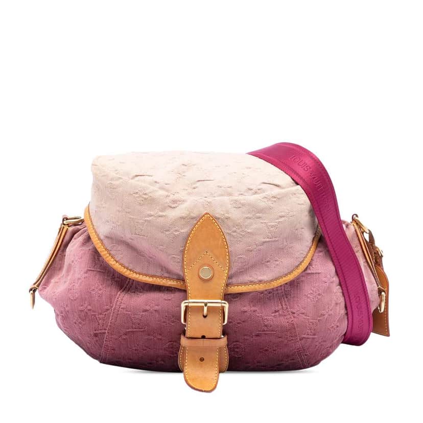 Louis Vuitton Monogram Denim Sunshine Pink Denim Very good condition - Front View