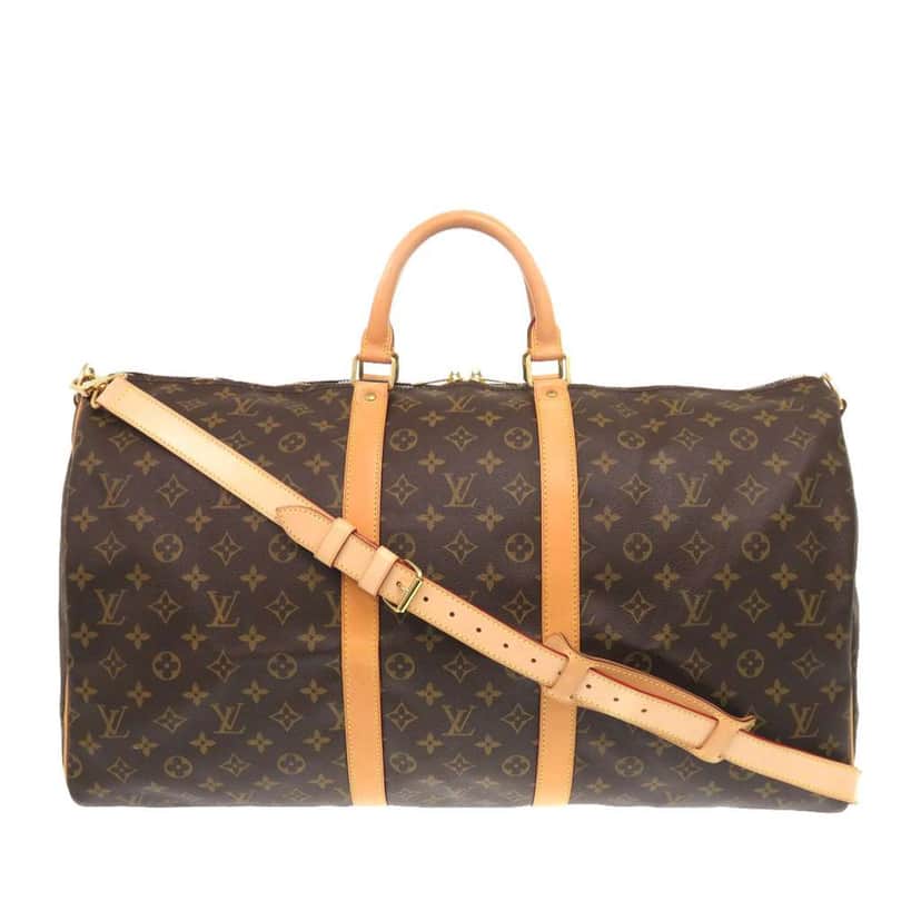 Louis Vuitton Monogram Keepall Bandouliere 55 Brown Very good condition - Front View
